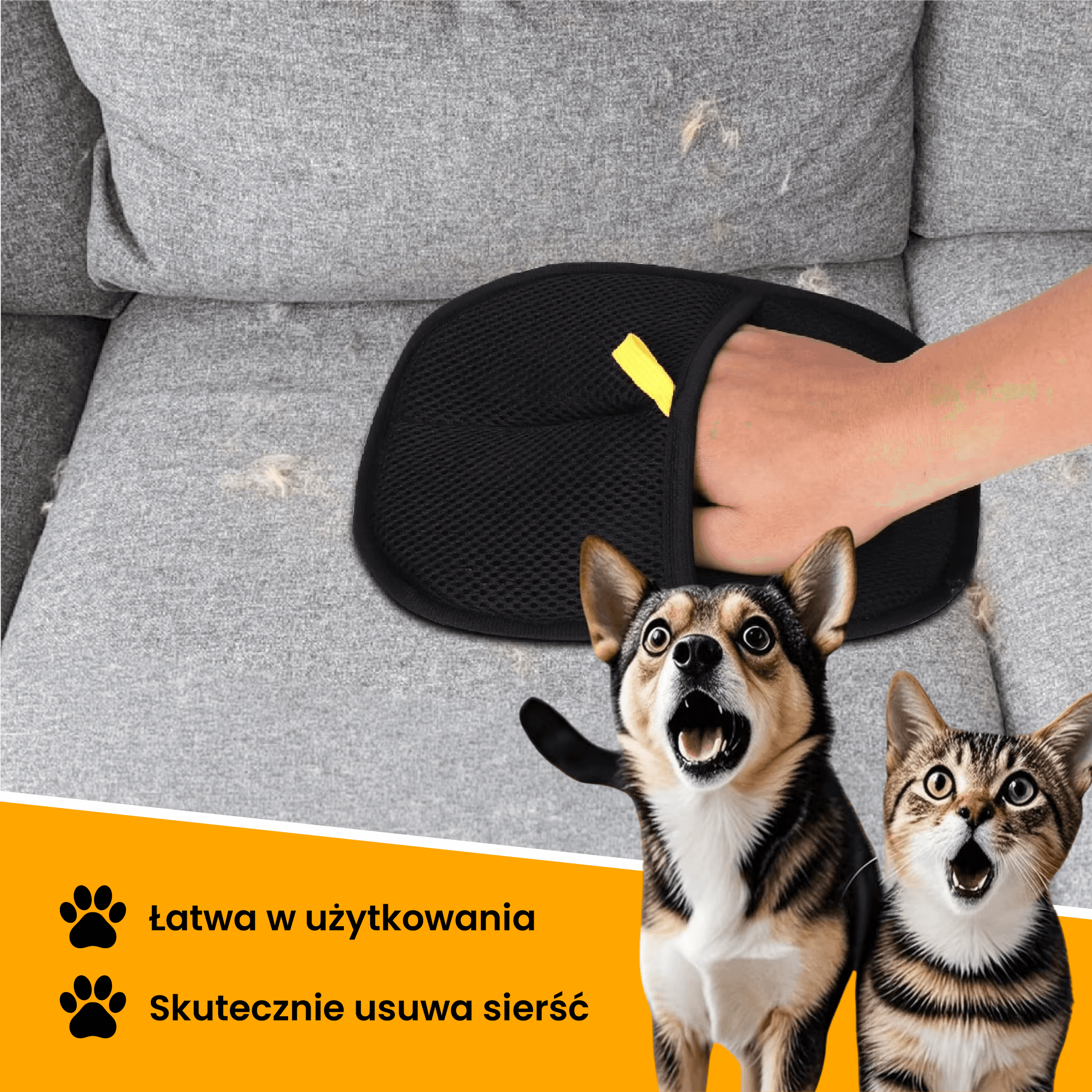 Magiczna rękawica VORDI - koniec z uciążliwą sierścią zwierząt